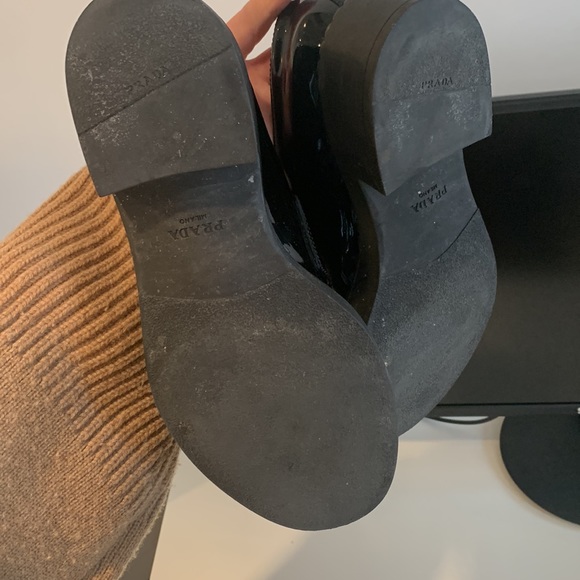 PRADA LOGO LOAFERS - Picture 6 of 7